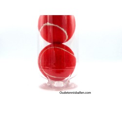 Kleuren tennisballen rood