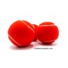 Kleuren tennisballen rood