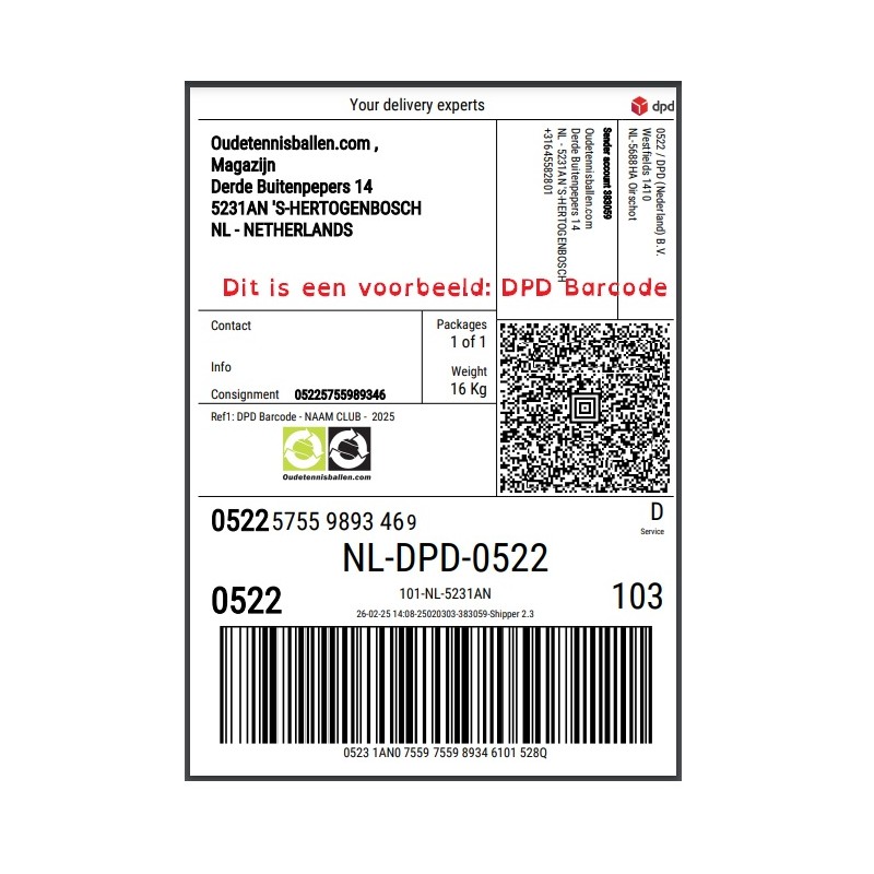 DPD barcode