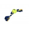 XL Giant 3-Knot Cotton Rope 60 cm with Tuff Ball (10 cm)