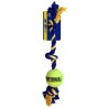 XL Giant 3-Knot Cotton Rope 60 cm with Tuff Ball (10 cm)